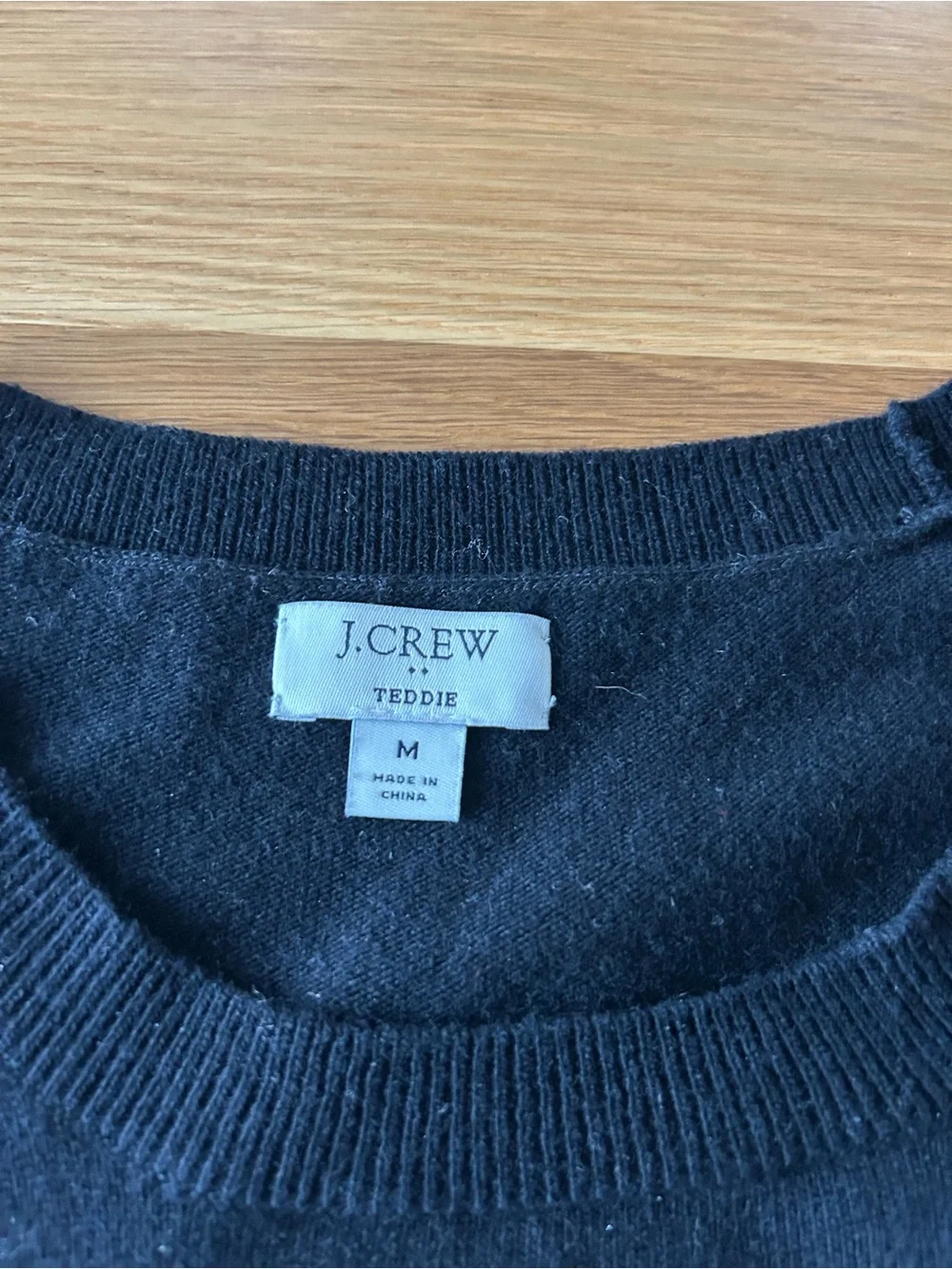 J. Crew Women’s Black Crewneck Sweater